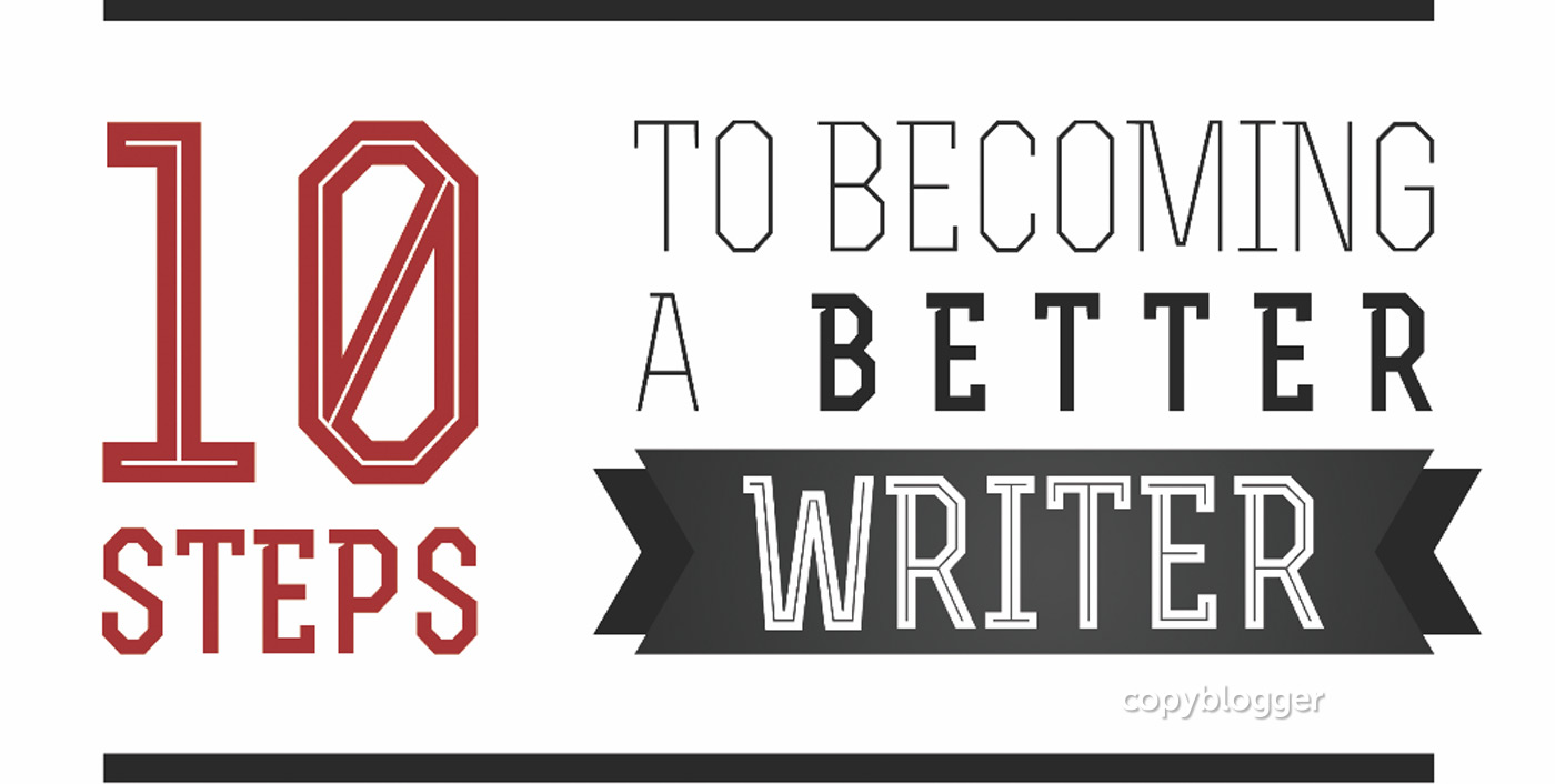 10 Steps to Becoming a Better Writer [Free Poster]