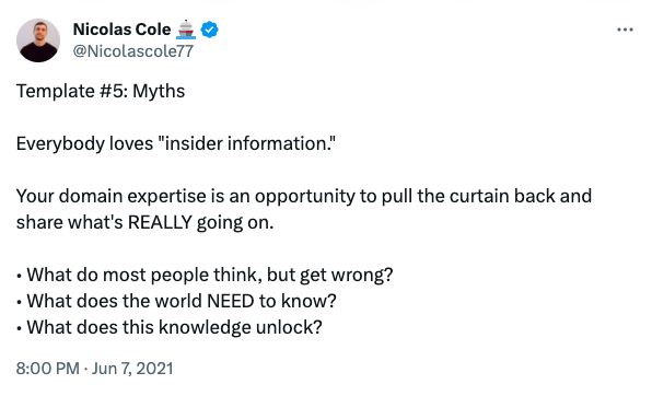 Ghostwriting Template #5 Myths